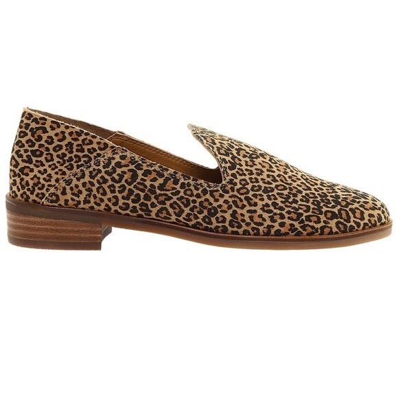 Lucky Brand Cahill Leopard Print Loafer Eyelash Sophia Leather Loafers Size 10 - Picture 3 of 12